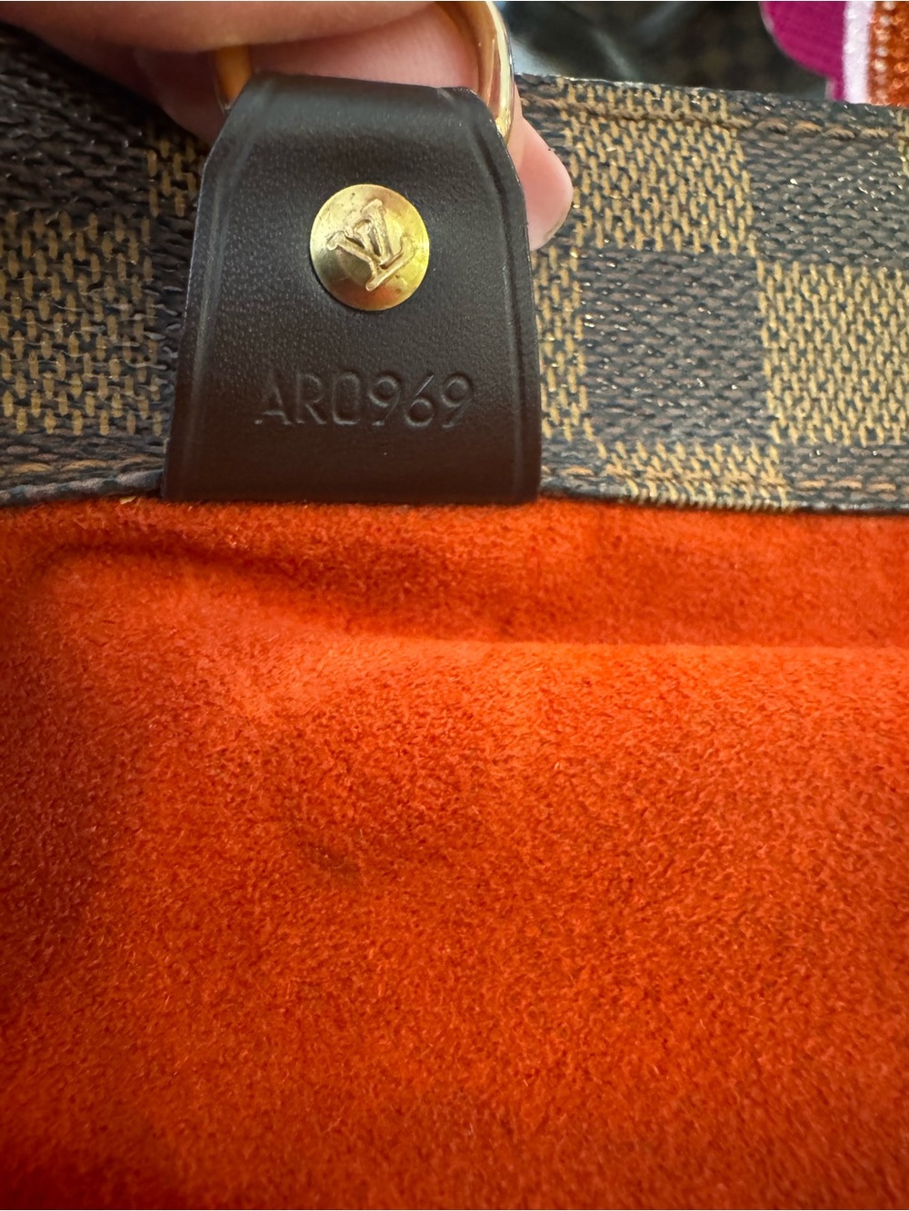 Louis Vuitton Brown Damier Ebene Tote Bag - Picture 3 of 8